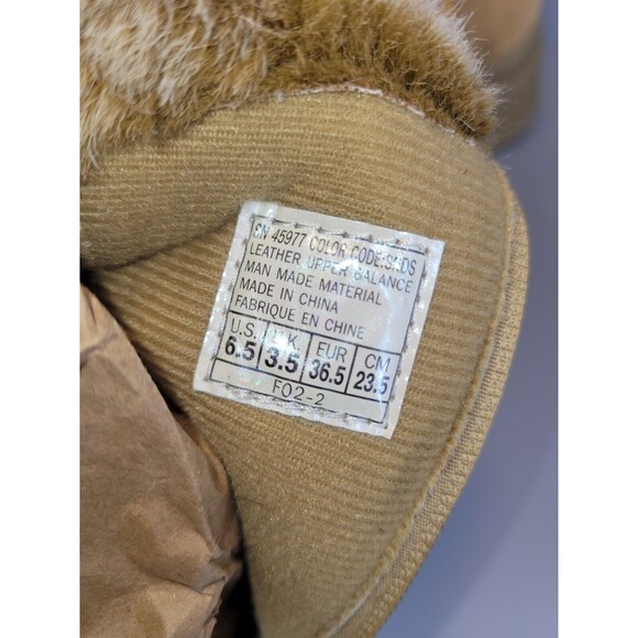 Skechers Suede Chunky Combat Boots Womens 6.5 Tan Strap Side Zip Y2K 90s Grunge - Picture 14 of 16